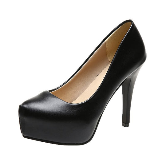 Damen hohe Pumps mit komfortablem Plateau und elegantem Design R&B