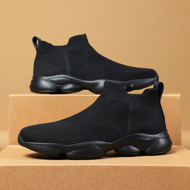 Damen Sportliche Strick-Sneaker mit funktionalem Sohlenprofil R&B