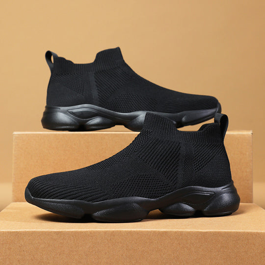 Damen Sportliche Strick-Sneaker mit funktionalem Sohlenprofil R&B