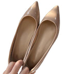 Damen spitze Ballerinas mit elegantem Glanzfinish R&B
