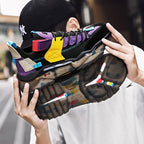 Damen Modische Outdoor-Sneaker mit atmungsaktiver Mesh-Oberfläche und rutschfester Sohle R&B