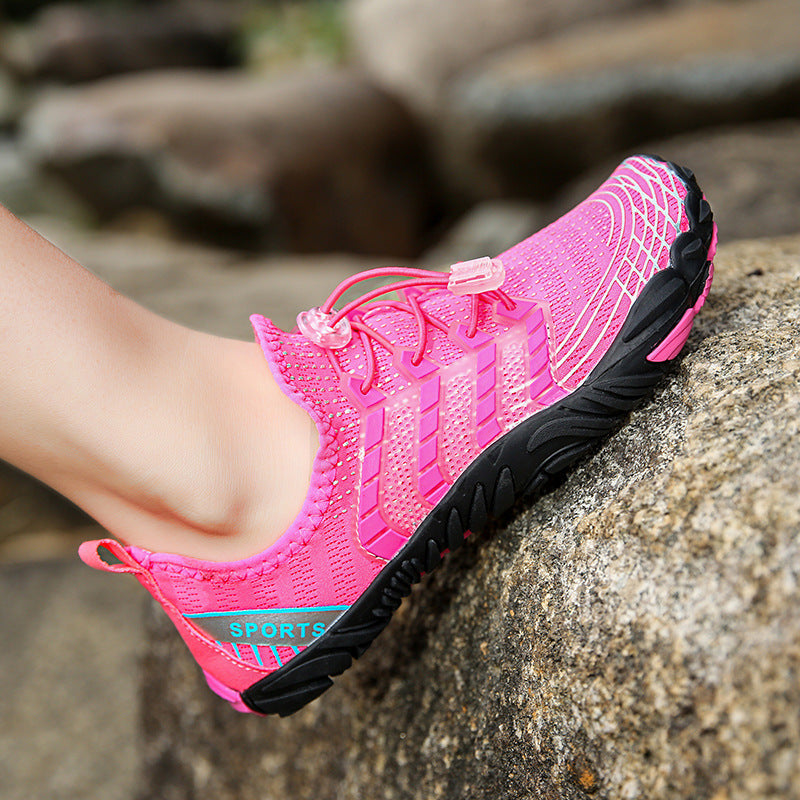 Damen Wassersportschuhe mit rutschfester Sohle und atmungsaktivem Mesh-Obermaterial