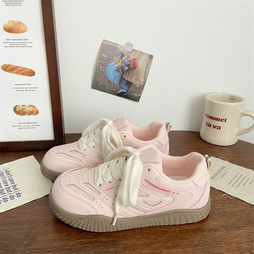 Damen Sportliche Sneakers mit atmungsaktiven Netzeinsätzen und flexibler Sohle R&B