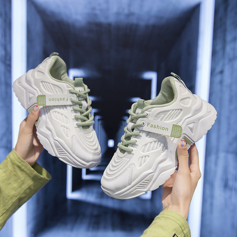 Damen modische athletische Sneakers mit atmungsaktivem Obermaterial R&B