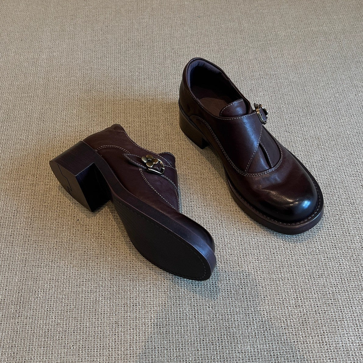 Damen Elegante Stiefeletten mit modischem Schnallen-Detail R&B