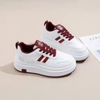 Damen Sneaker mit extra dicker Laufsohle und atmungsaktivem Obermaterial R&B