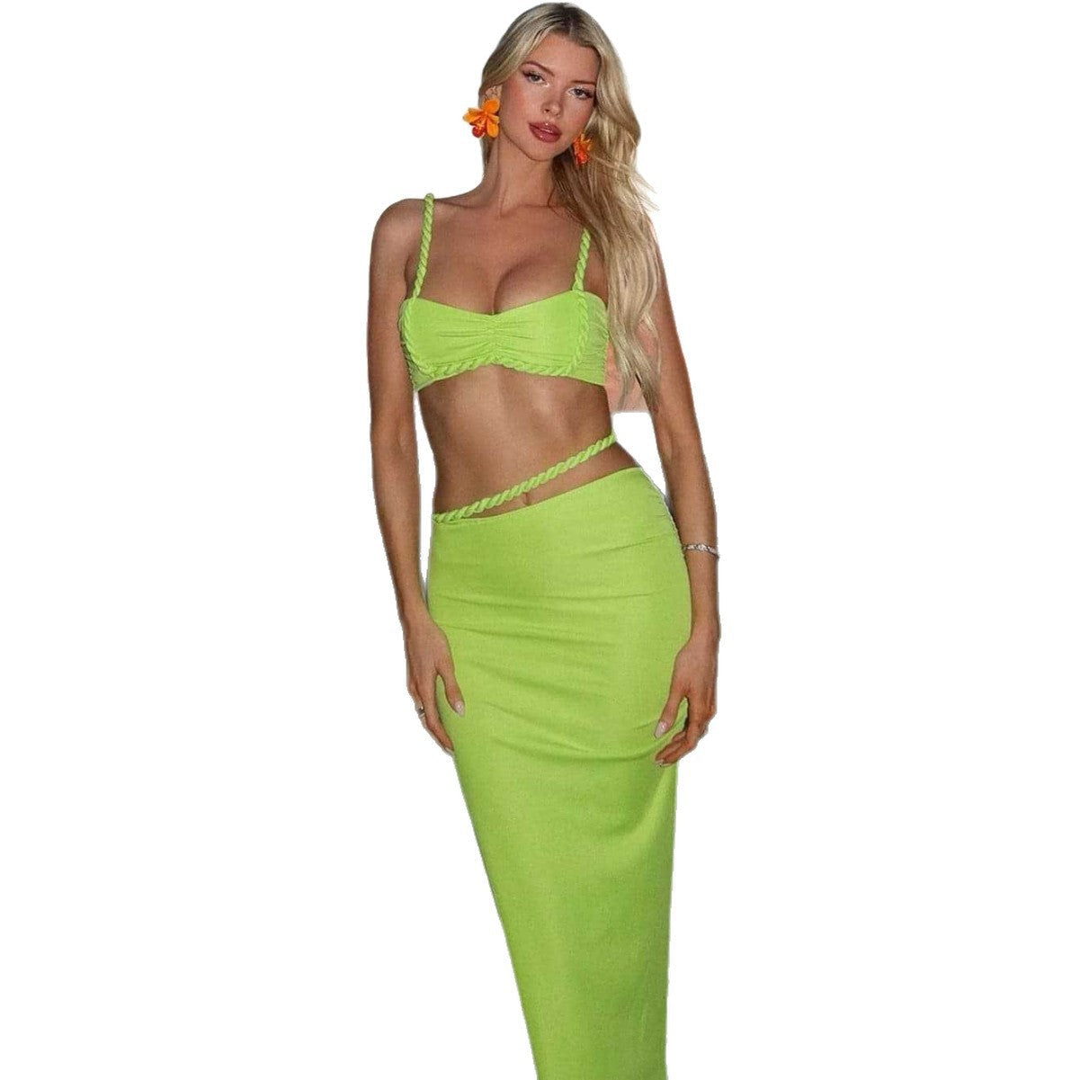 Damen Bikini-Oberteil mit kurvenbetonendem Schnitt und elegantem Taillenausschnitt R&B