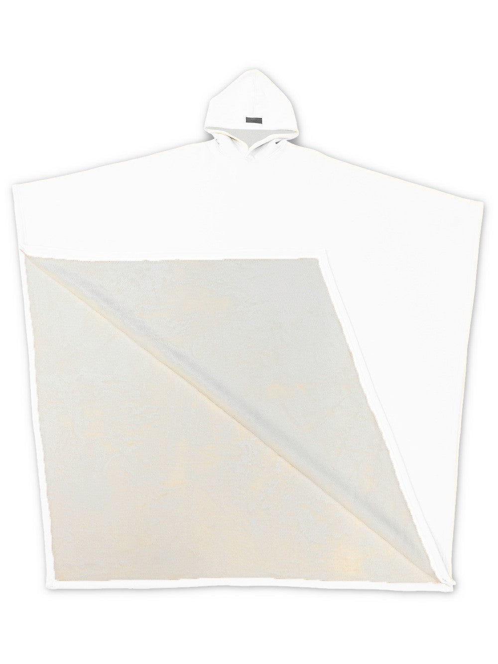 Damen kuscheliger Kapuzenponcho aus weichem Mikrofleece R&B