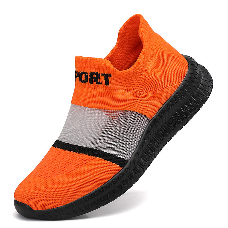 Damen Sportliche Slip-On Laufschuhe mit atmungsaktivem Gewebe und flexiblem Design R&B