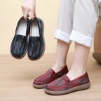 Damen Freizeit-Slipper mit anatomisch geformtem Fußbett und rutschfester Gummisohle R&B