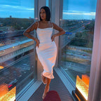 Damen Körperbetontes Midi-Kleid R&B
