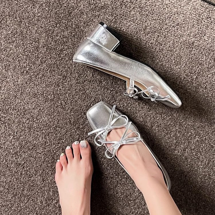 Damen Bequeme Ballerina mit glänzenden Akzenten R&B