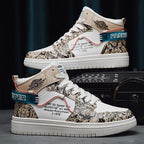 Damen Hohe Sneaker im urbanen Design mit auffälligem Print