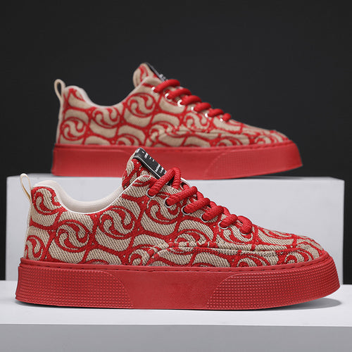 Damen Freizeit Sneaker mit hochwertigem gewebtem Obermaterial und verstärkter Sohle R&B