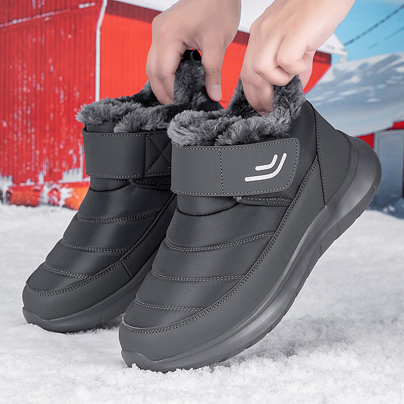 Damen isolierte Winterstiefel mit rutschfester Sohle und praktischem Klettverschluss R&B