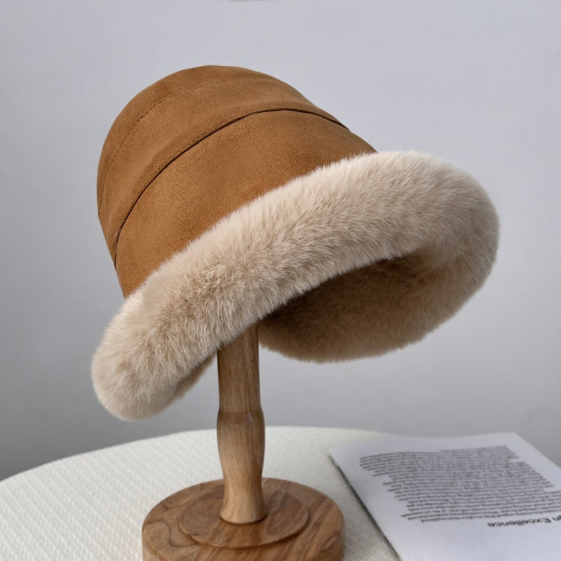 Damen Kuschelige und elegante Fellmütze R&B