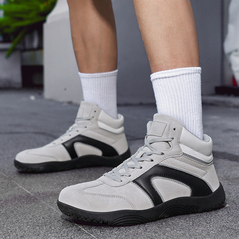 Damen Sportliche High-Top Sneaker mit strapazierfähigem Obermaterial und rutschfester Sohle