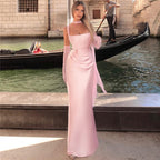 Damen Elegantes Abendkleid mit hohem Schnitt und dezenten Raffungselementen R&B