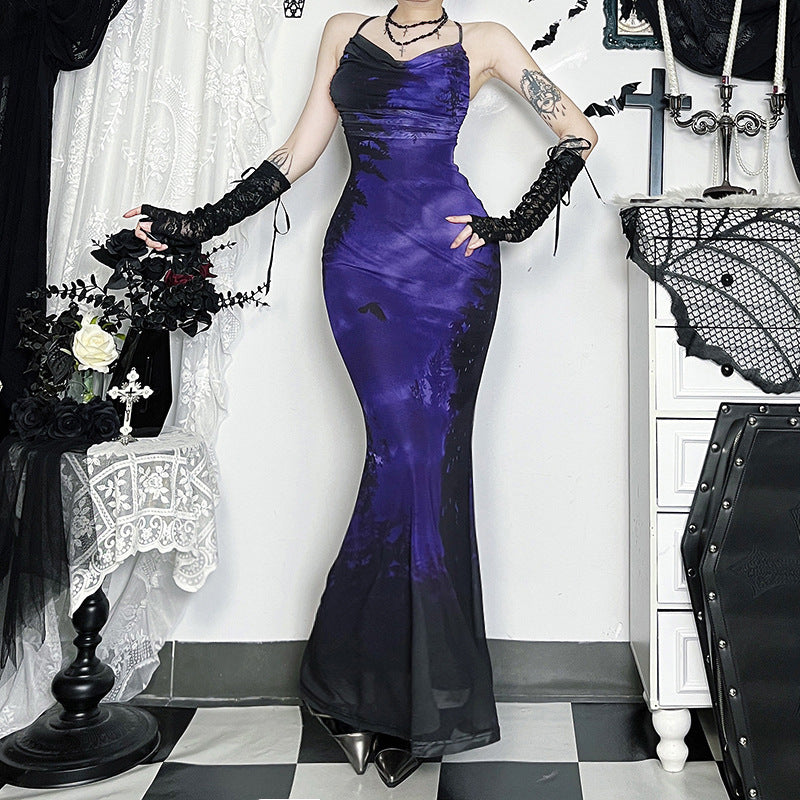 Damen elegantes Maxikleid mit verführerischem Herzausschnitt und raffinierten Lagen EB