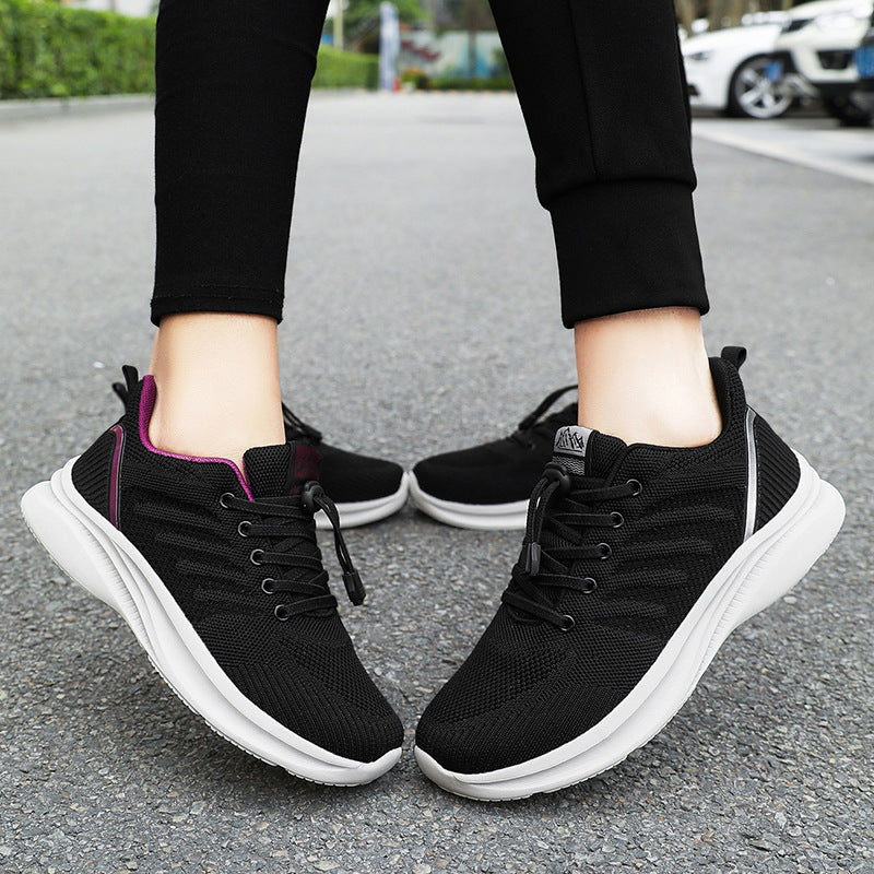 Damen Sportliche Laufschuhe mit atmungsaktiver Oberflächenstruktur und innovativem Schnellschnürsystem R&B