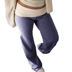 Damen Hochtaillierte Maxi-Hosen im Streifenlook R&B