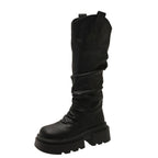 Damen Hohe Stiefel mit weichem Obermaterial und robuster Sohle R&B
