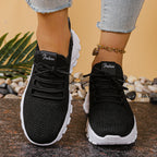 Damen Sportliche Mesh Sneakers mit dämpfender Sohle und atmungsaktiver Konstruktion R&B