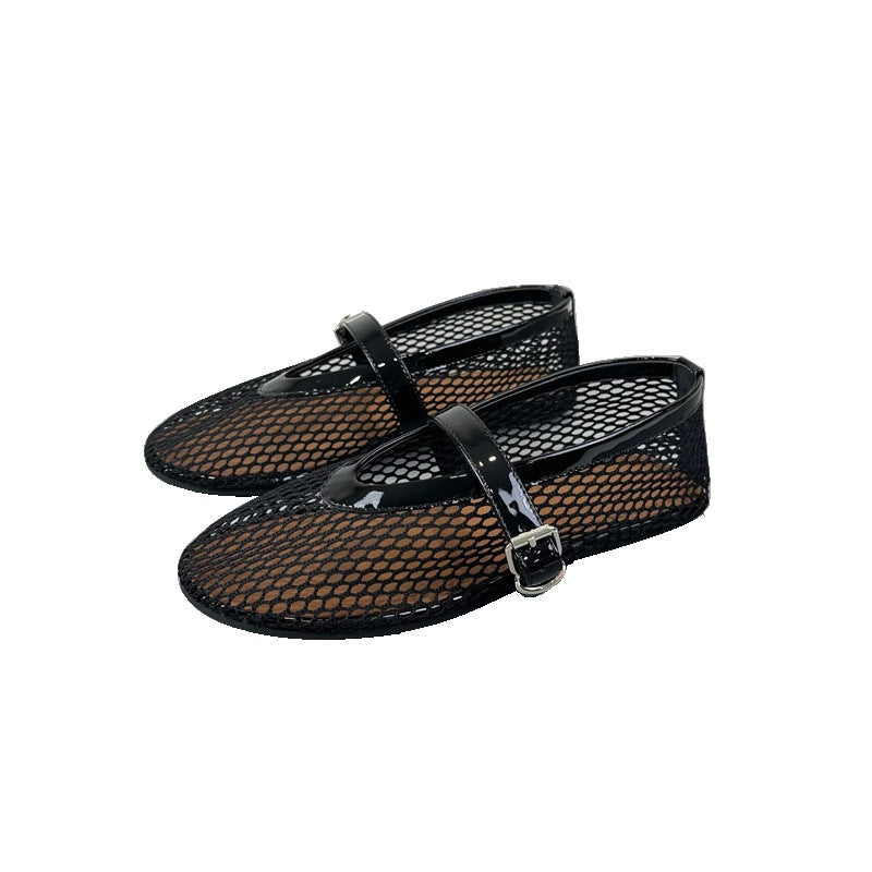 Damen Atmungsaktive Ballerinas mit Vintage-Design