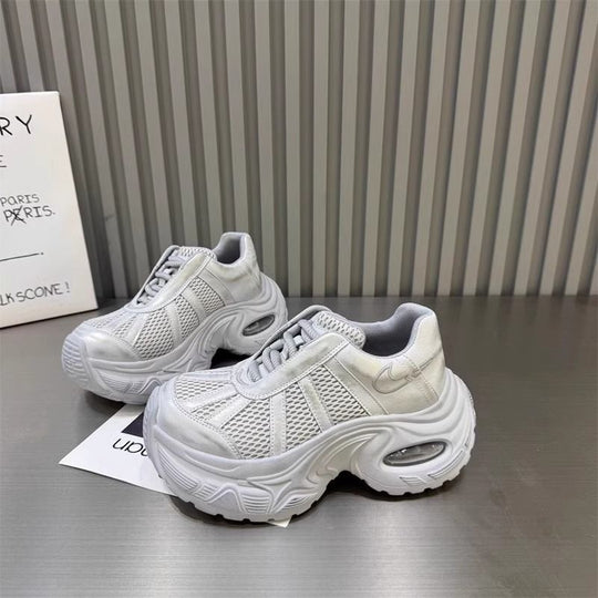 Damen Sportliche Chunky Sneakers mit atmungsaktiven Mesh-Einsätzen R&B