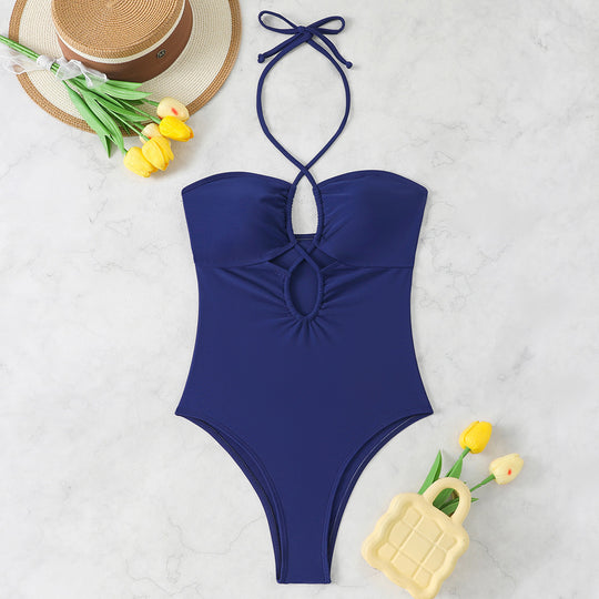 Damen Einteiler-Badeanzug mit raffiniertem Cut-Out und trendigem Design R&B