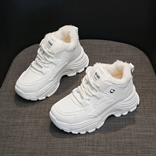Damen Winterliche Chunky Sneakers mit kuscheligem Innenfutter R&B
