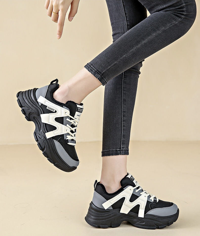Damen Sportliche Komfort-Sneaker mit dämpfender Sohle und stylischem Design