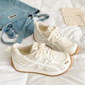 Damen Atmungsaktive Freizeitsneaker mit flexiblem Sohlenprofil und rutschfester Gummisohle