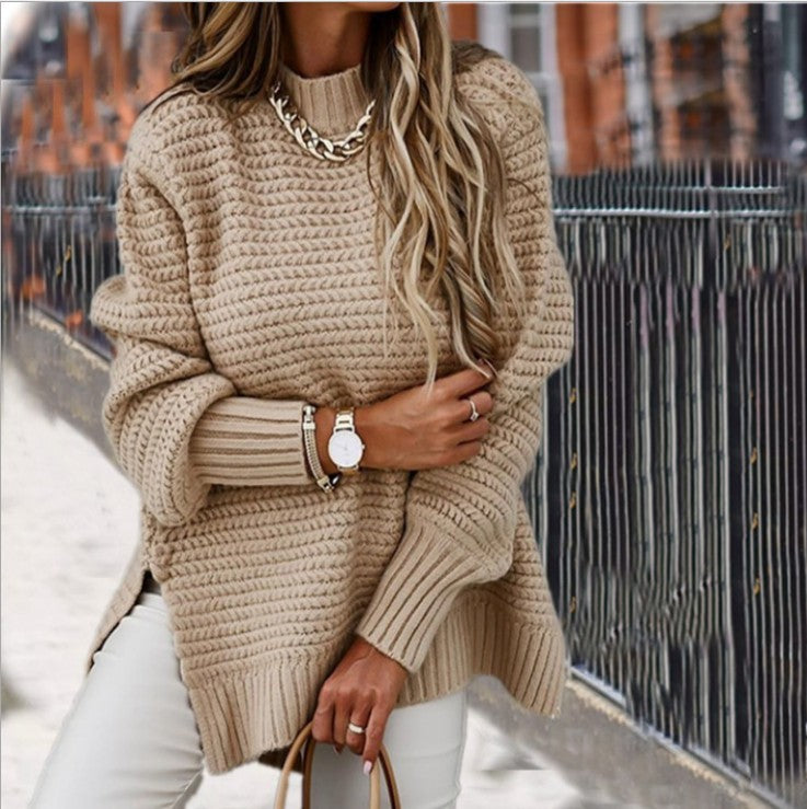 Damen Oversized Pullover mit strukturiertem Strick R&B