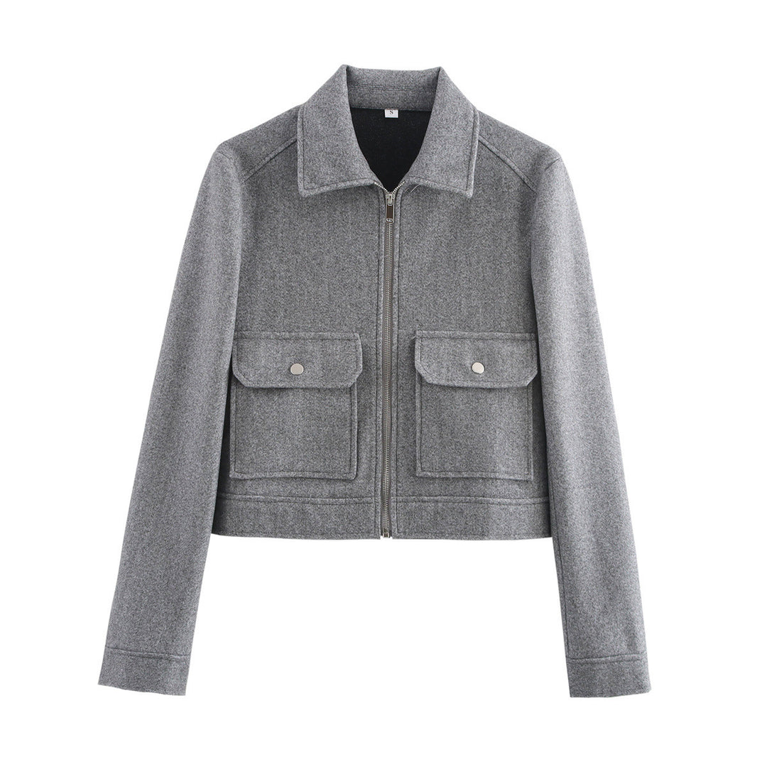 Damen cropped Utility-Jacke R&B