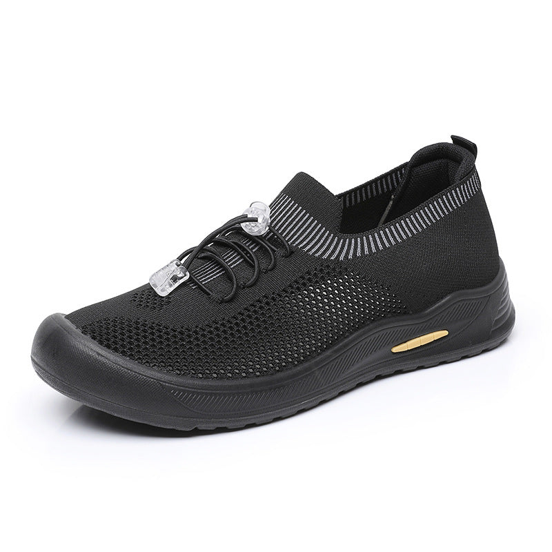 Damen Sportliche Freizeitschuhe mit elastischem Schnürsystem und rutschfester Sohle R&B