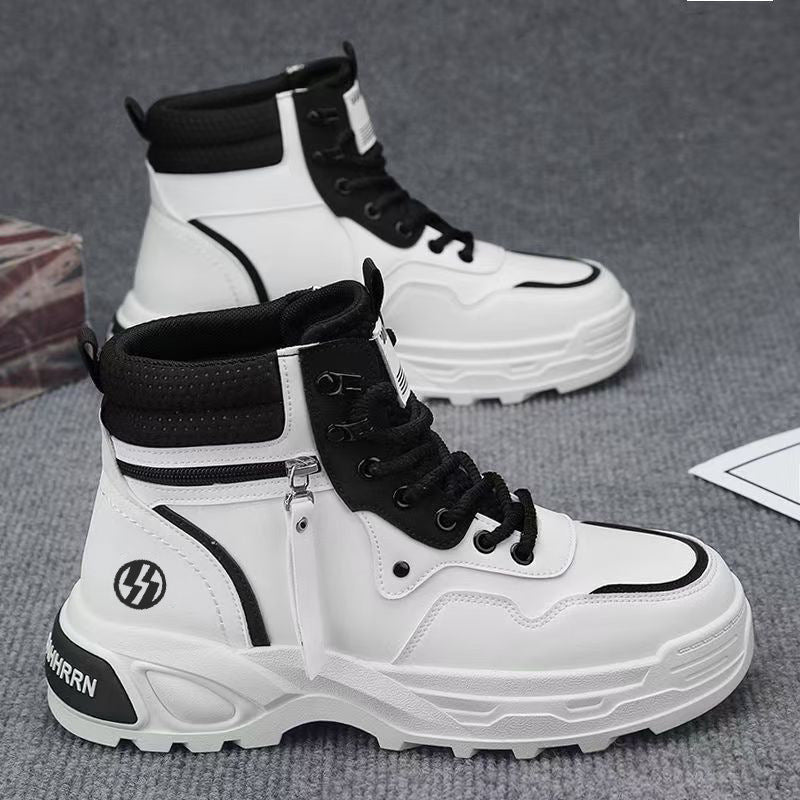 Damen hochgeschnittene Winterstiefel mit strapazierfähigem Obermaterial und rutschfester Sohle