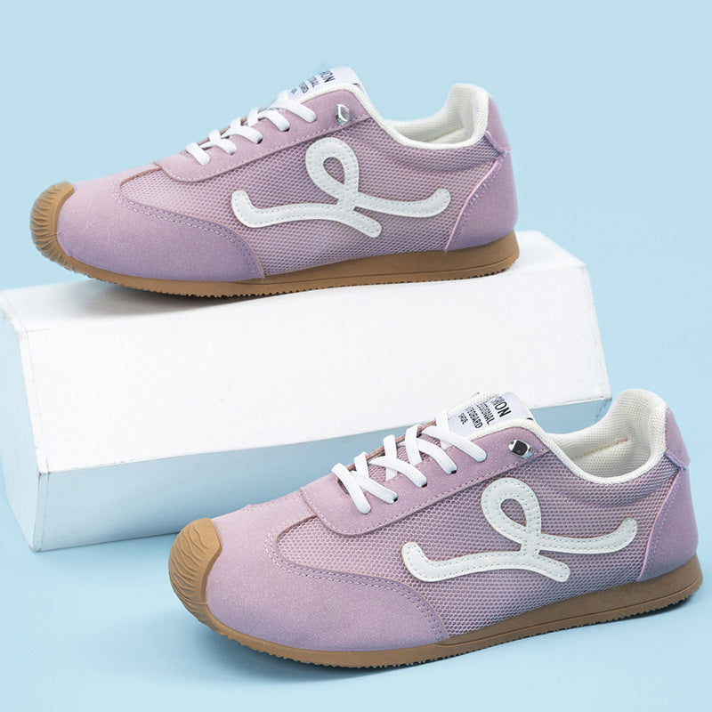 Damen Sportliche Sneakers mit atmungsaktiver Mesh-Oberfläche und rutschfester Sohle R&B