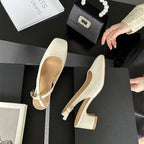 Damen elegante Slingback-Pumps mit modischem Absatz R&B