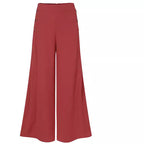 Damen weite Culotte-Hose mit stilvollen Knöpfen R&B