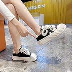 Damen Sneakers mit einzigartigem Panda-Design und rutschfester Sohle R&B