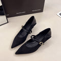 Damen elegante Mary Jane Pumps mit modischer Schnalle R&B
