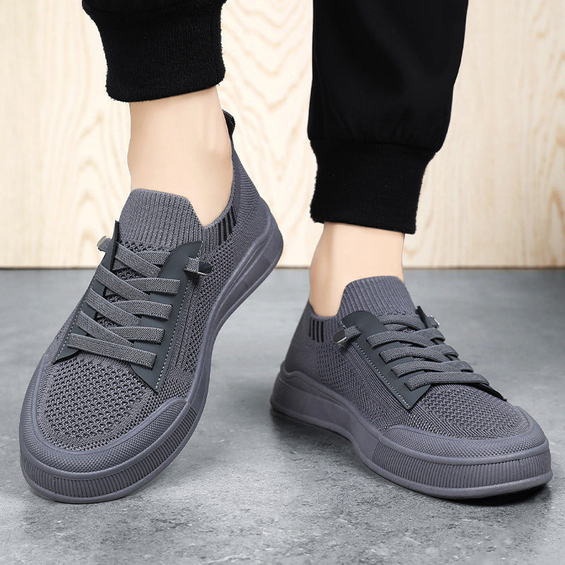 Damen Sportliche Knit Sneakers mit elastischer Schnürtechnik R&B