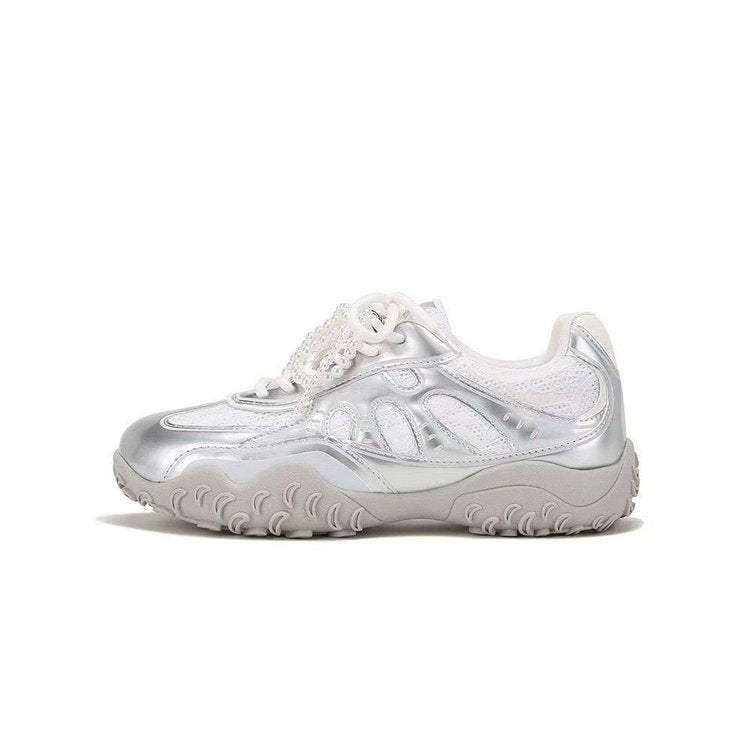 Damen Sportliche Sneaker mit atmungsaktivem Obermaterial und rutschfester Sohle R&B
