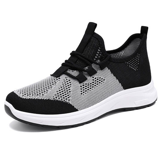 Damen atmungsaktive Laufschuhe mit elastischen Schnürsenkeln R&B