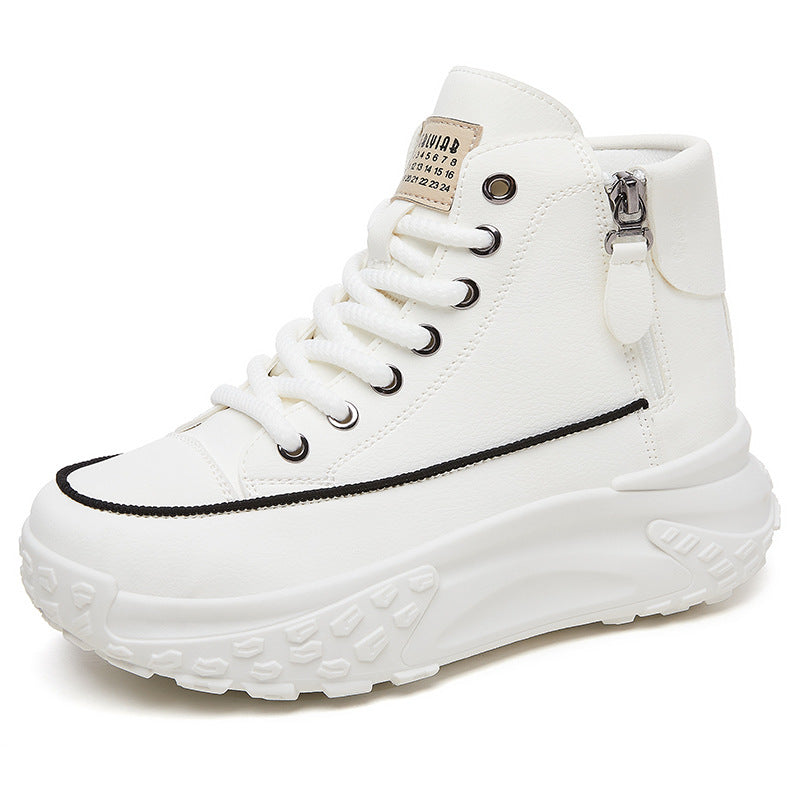 Damen Hochformatige Sneaker mit praktischer Reißverschlussseite R&B