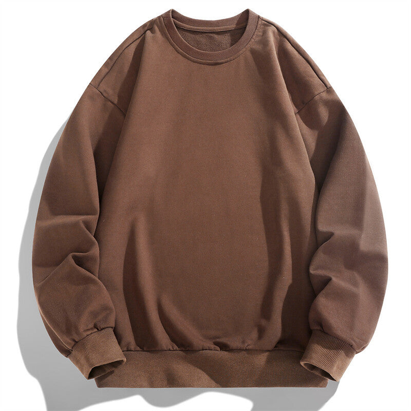 Damen bequemer Sweatshirt mit lässigem Schnitt und elastischem Bund R&B