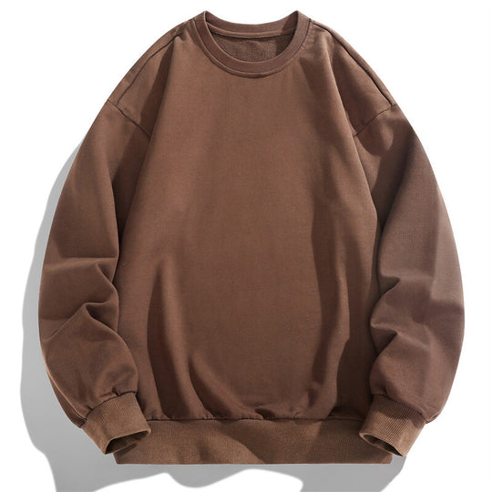 Damen bequemer Sweatshirt mit lässigem Schnitt und elastischem Bund R&B