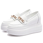 Damen modische Plateau-Schuhe mit eleganter Schnalle R&B