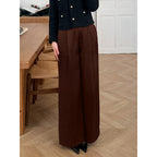 Damen Elegante weite Hose mit hohem Bund und komfortablem Schnitt R&B